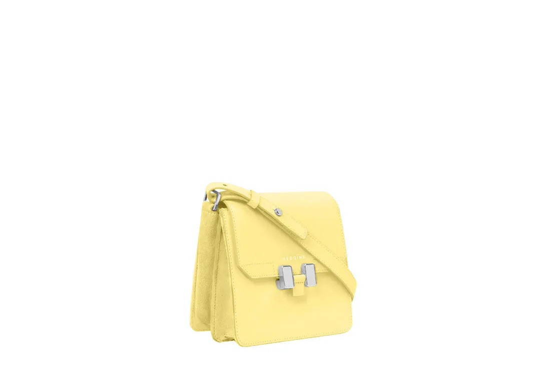 Tilda Umhängetasche Lemon aus Glattleder