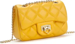 Toddler Purse for Girls Age 3-14, Heart Lock Kids Purse, Cute Crossbody Bag with Chain Strap