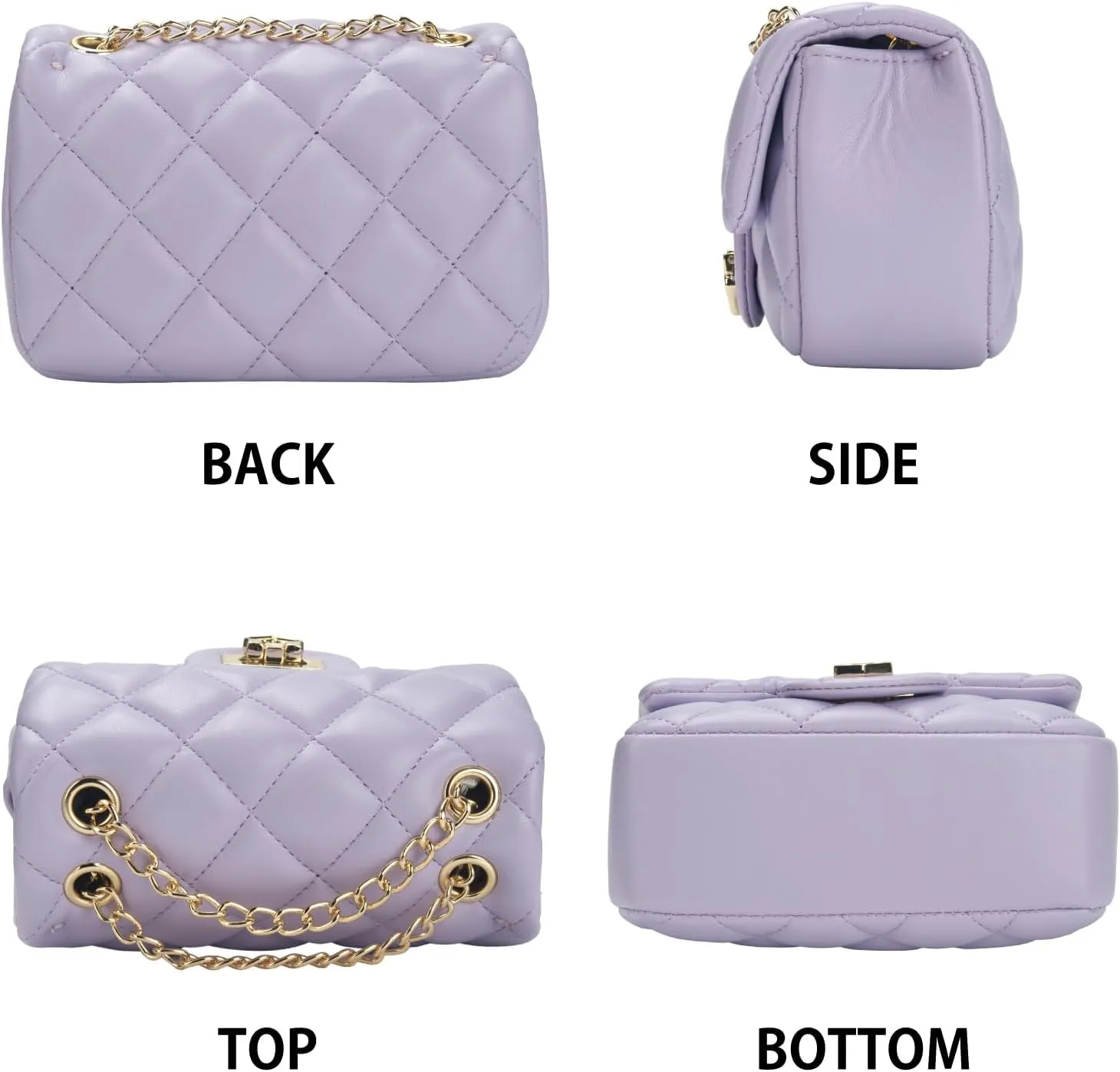 Toddler Purse for Girls Age 3-14, Heart Lock Kids Purse, Cute Crossbody Bag with Chain Strap