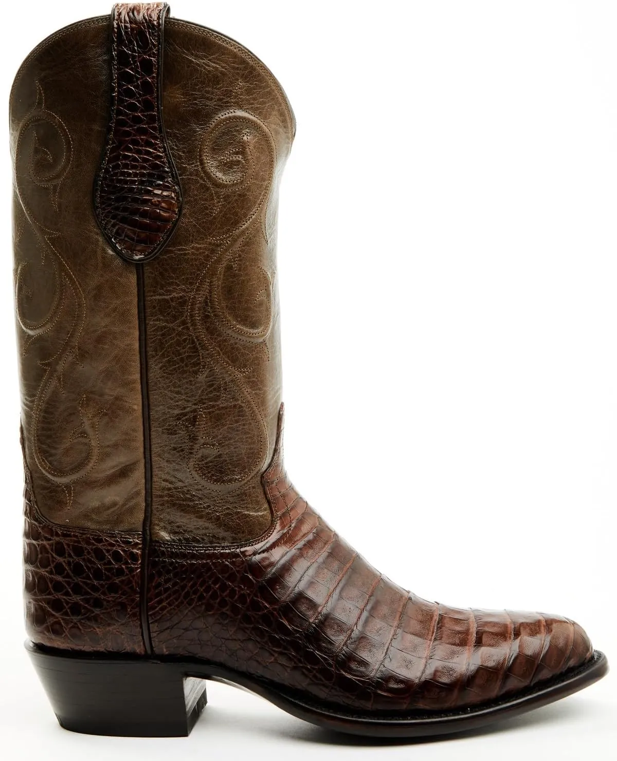 Tony Lama Men's Exotic Caiman Western Boot Round Toe - Sg1048