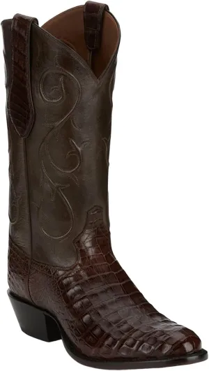 Tony Lama Men's Exotic Caiman Western Boot Round Toe - Sg1048