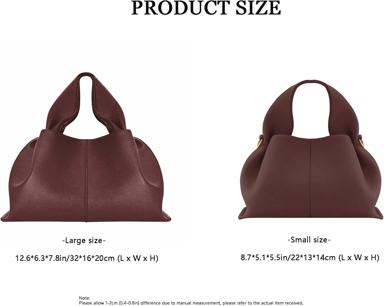 Tote Bag for Women, Fashion Crossbody Bag,Designer Luxury Shoulder Bag,Chic Cloud Pouch Dumpling Clutch Purse.
