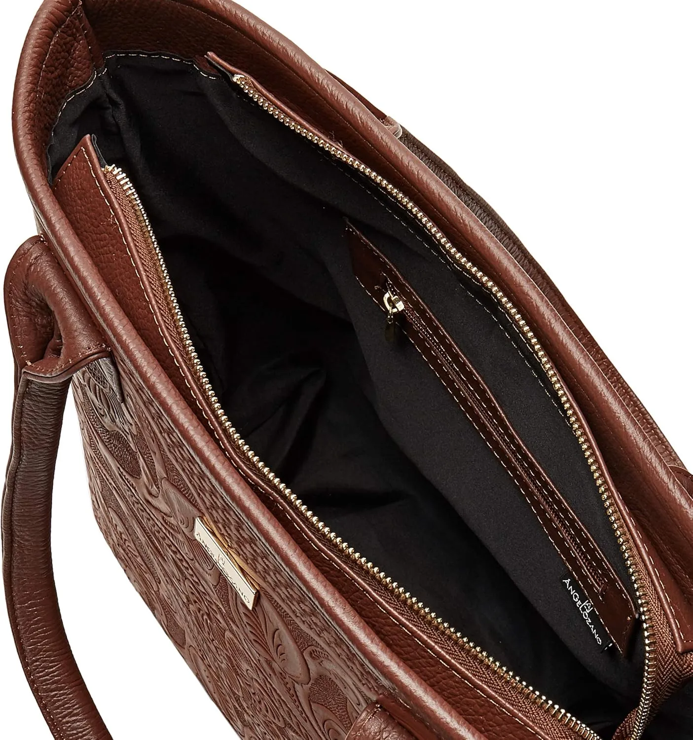 Tote bag, women's bag, handcrafted bag, engraved leather bag, leather bag, lady bag, Soraya Model