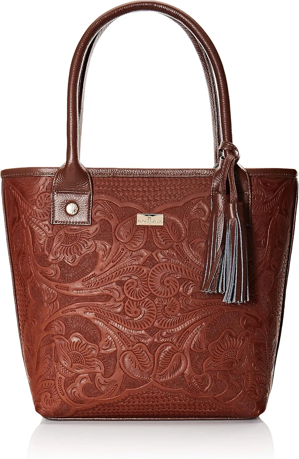 Tote bag, women's bag, handcrafted bag, engraved leather bag, leather bag, lady bag, Soraya Model