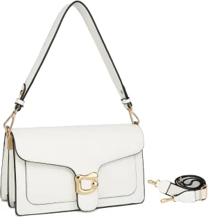 Travistar Crossbody Bags for Women Trendy - Small Cross Body Purse Shoulder Bag Leather Handbags Evening Clutch with 2 Straps