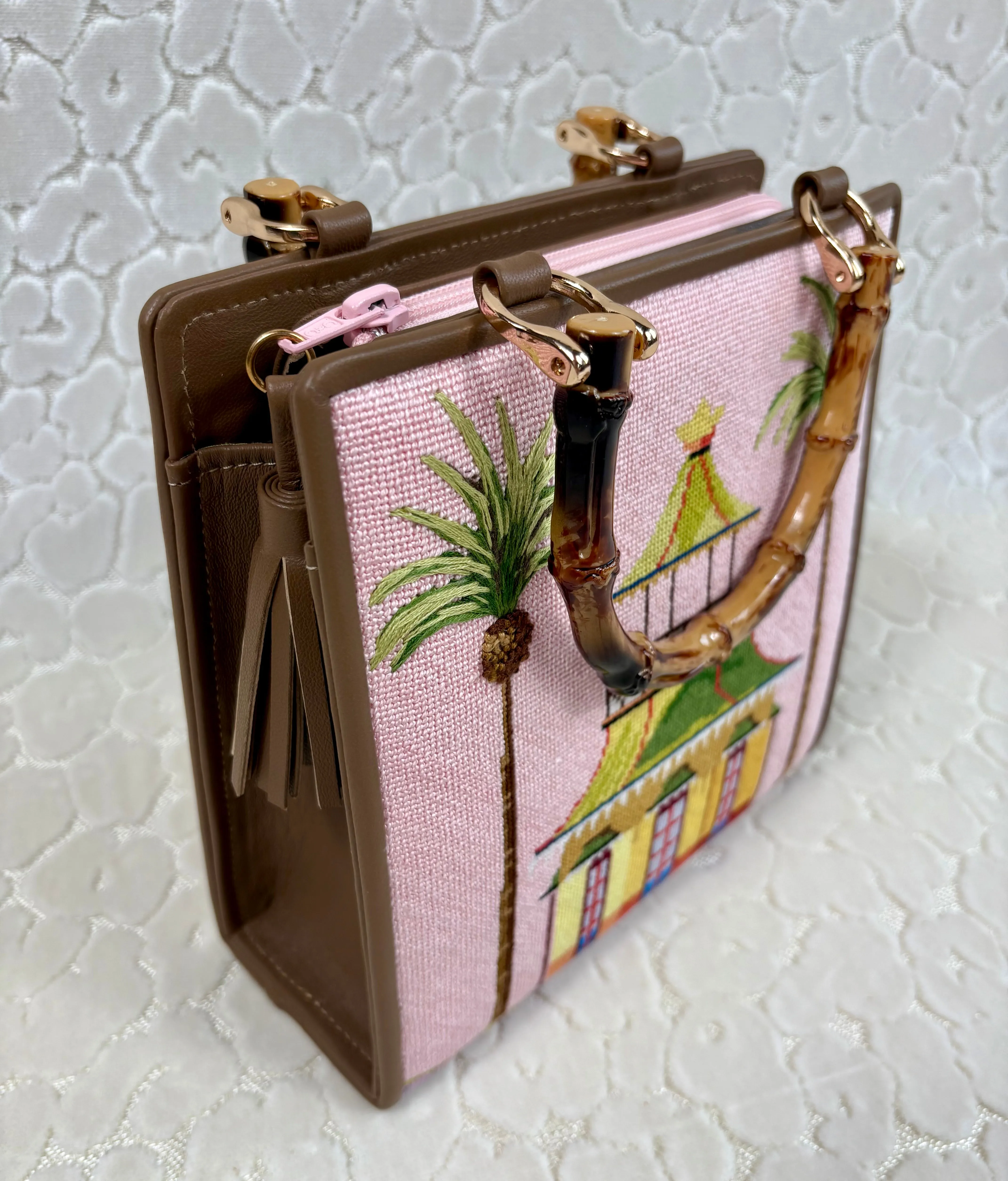 Tropical Pavilion Clutch
