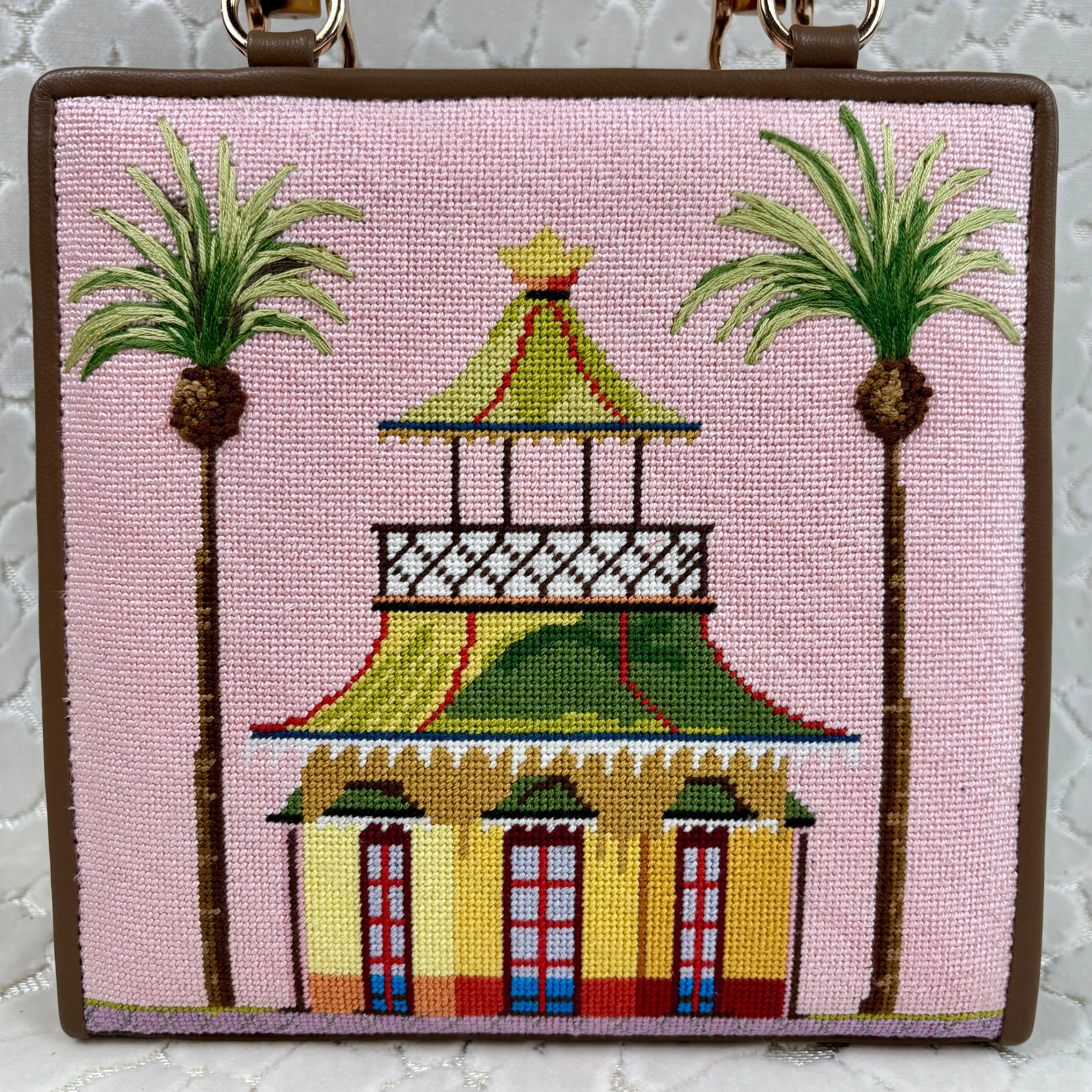 Tropical Pavilion Clutch