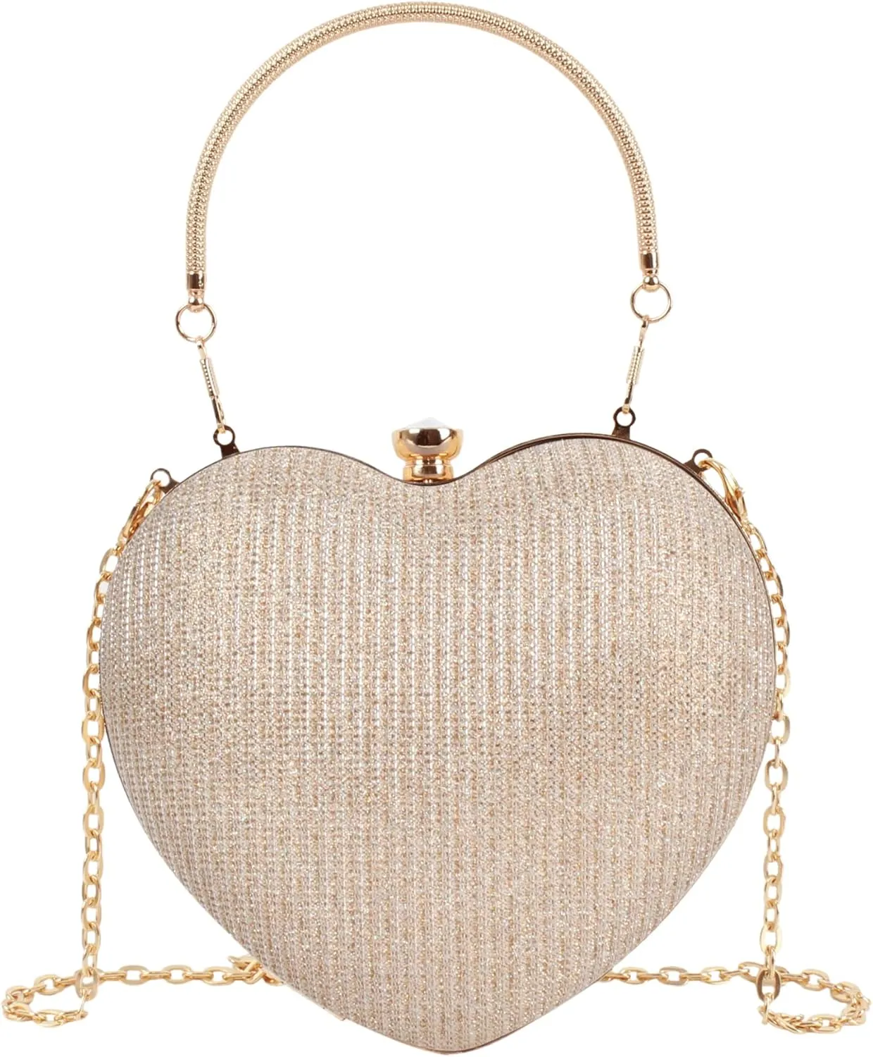 U Scinan Cute Heart Shape Tote Handbag Women's Fashion PU Leather Small Handle Satchel Crossbody Purse