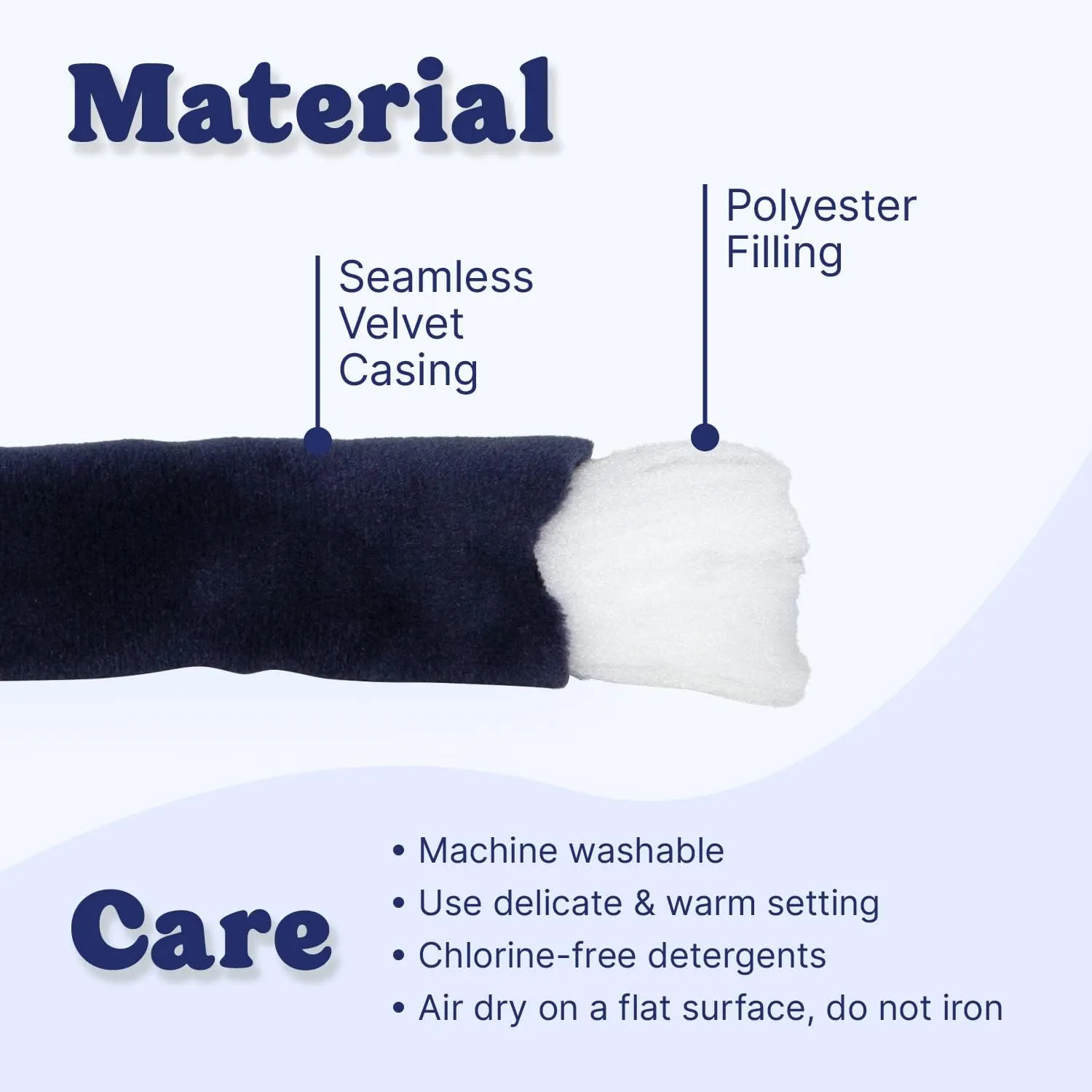 Ultra Soft 2.2 LBS (1kg) Chunky Yarn for Hand Knitting, Lush Velvet Fabric Tube Yarn to Make Handbags, Pillows, Blankets, Crafts (Navy Blue)