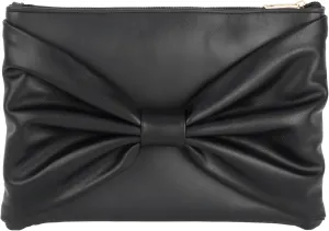 Van Caro Oversized Leather Crocodile Clutch Envelope Purse Evening Handbag for Women
