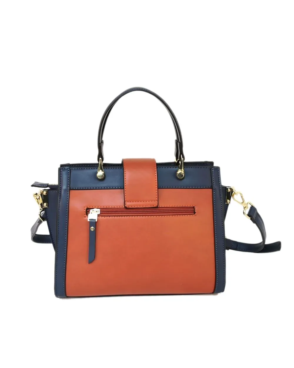 VERBENA COLOUR BLOCK TOTE BAG 11GL252-NAVY