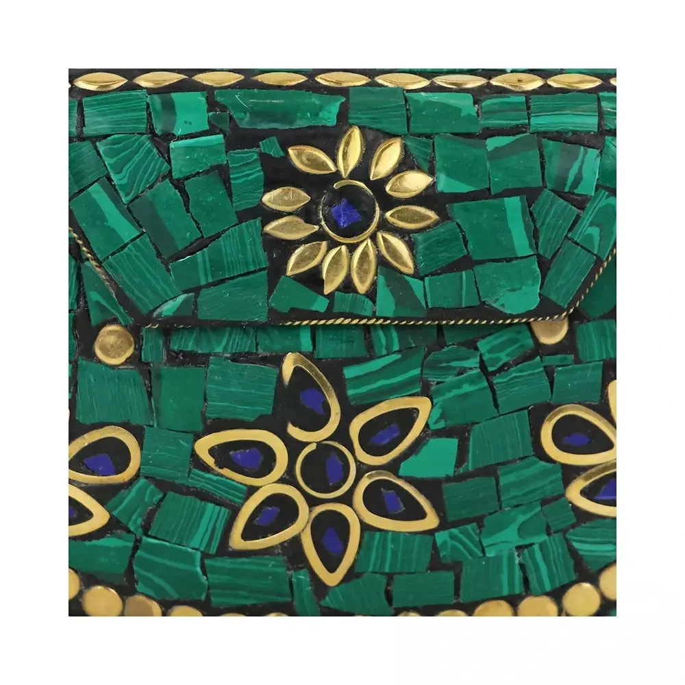 Vintage-inspired Gemstone clutch