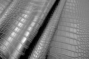 Wento Alligator Skin PU Leather Fabric - Crocodile Faux Leather Upholstery by 2 Yards