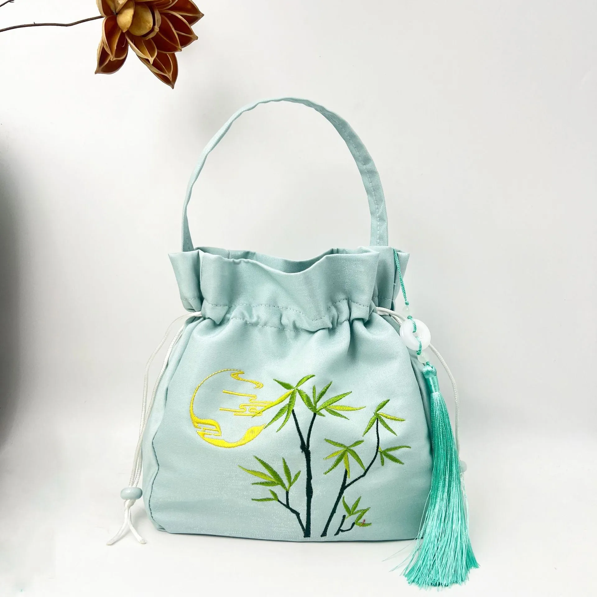 With Embroidered Han Chinese Clothing Antiquity Artistic Handbags