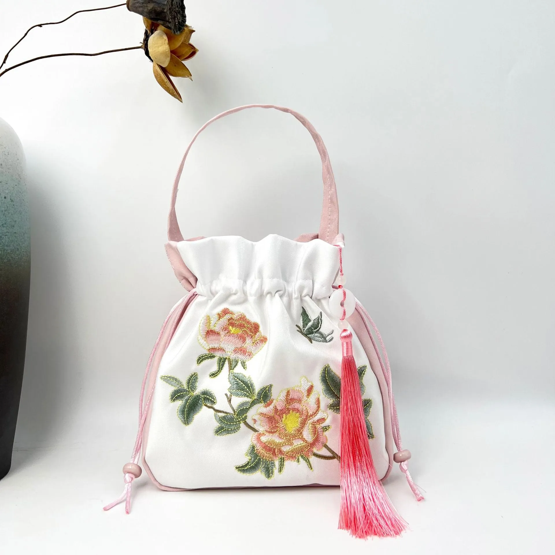 With Embroidered Han Chinese Clothing Antiquity Artistic Handbags