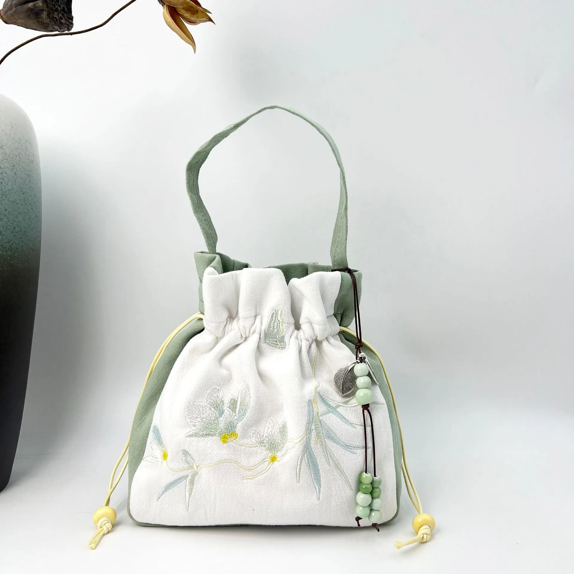 With Embroidered Han Chinese Clothing Antiquity Artistic Handbags