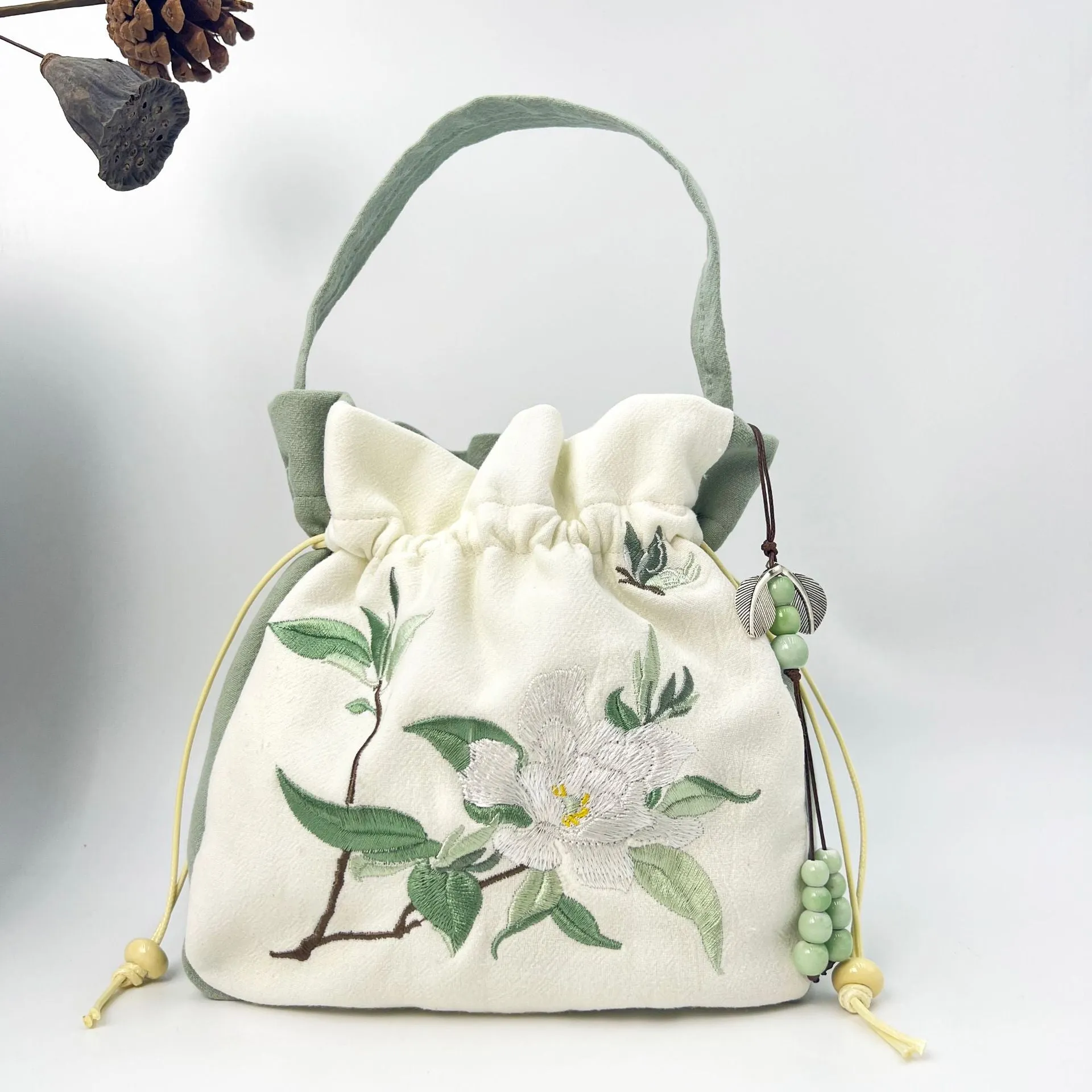 With Embroidered Han Chinese Clothing Antiquity Artistic Handbags