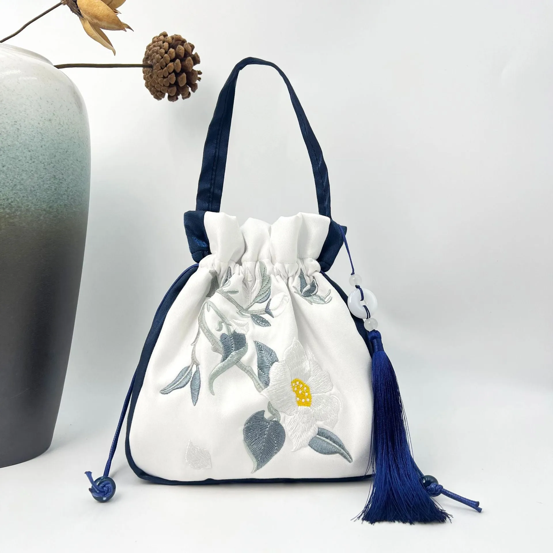 With Embroidered Han Chinese Clothing Antiquity Artistic Handbags