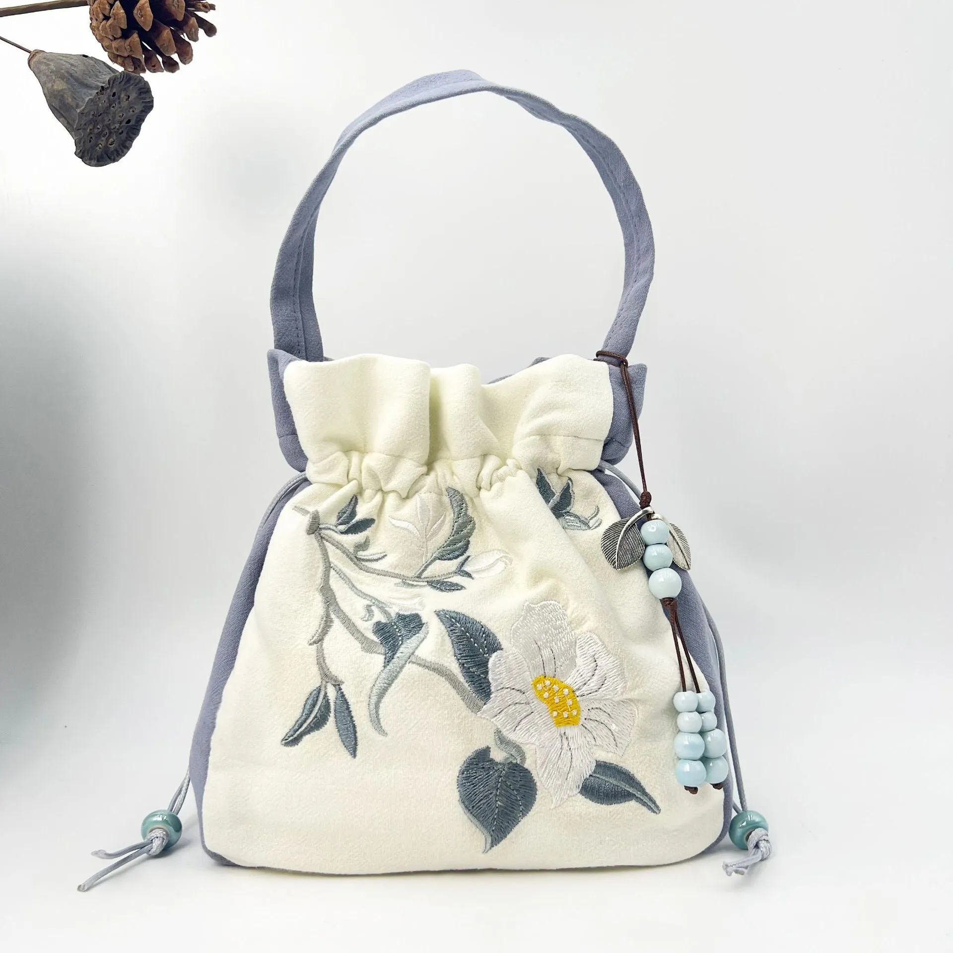 With Embroidered Han Chinese Clothing Antiquity Artistic Handbags