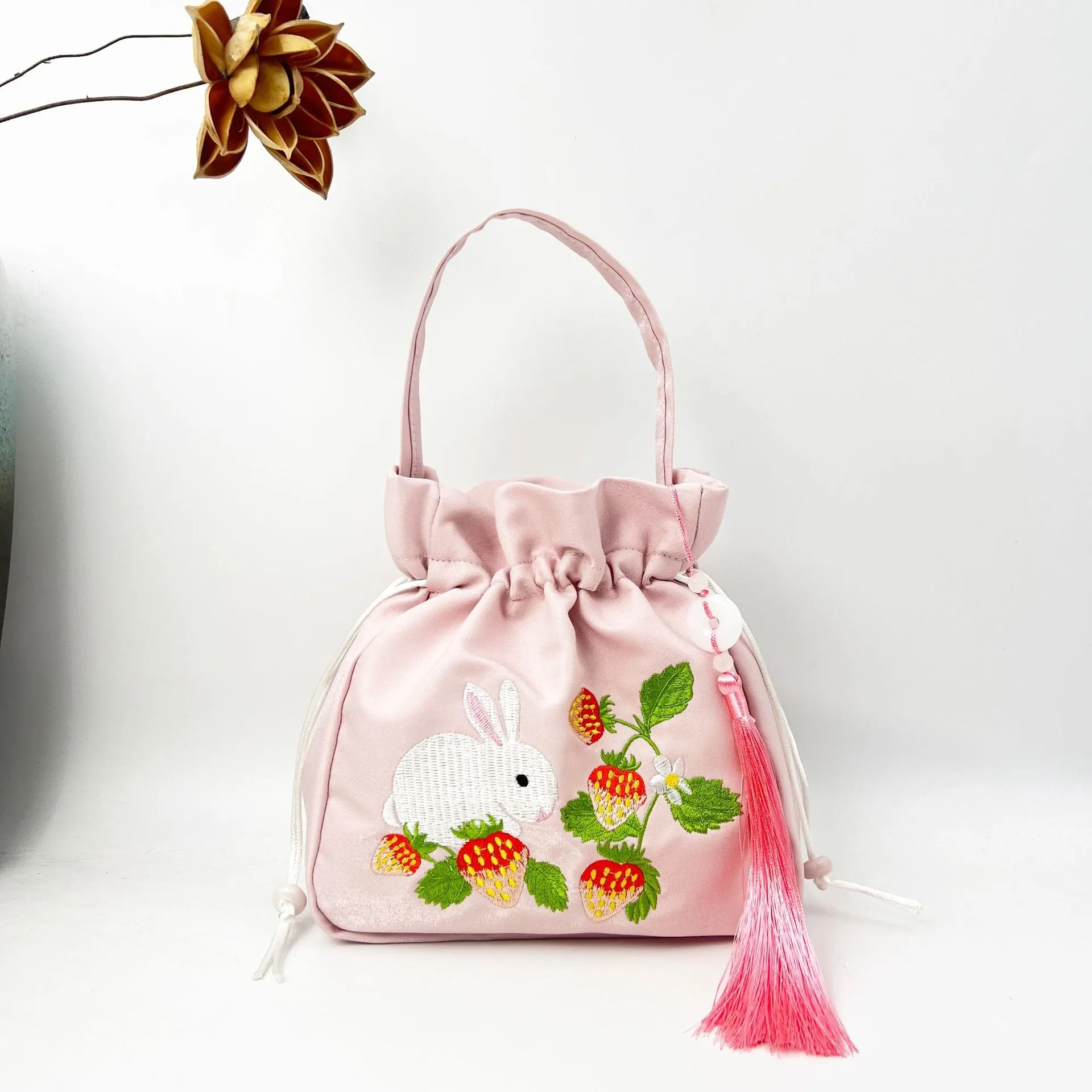 With Embroidered Han Chinese Clothing Antiquity Artistic Handbags