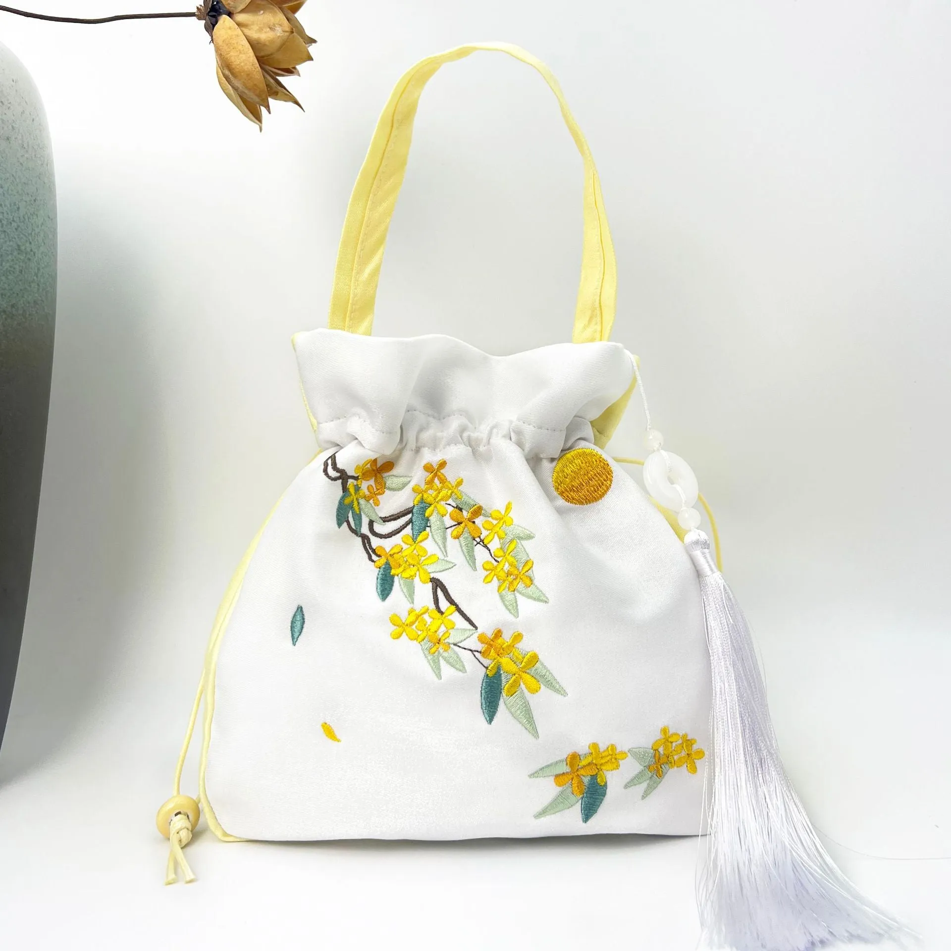 With Embroidered Han Chinese Clothing Antiquity Artistic Handbags