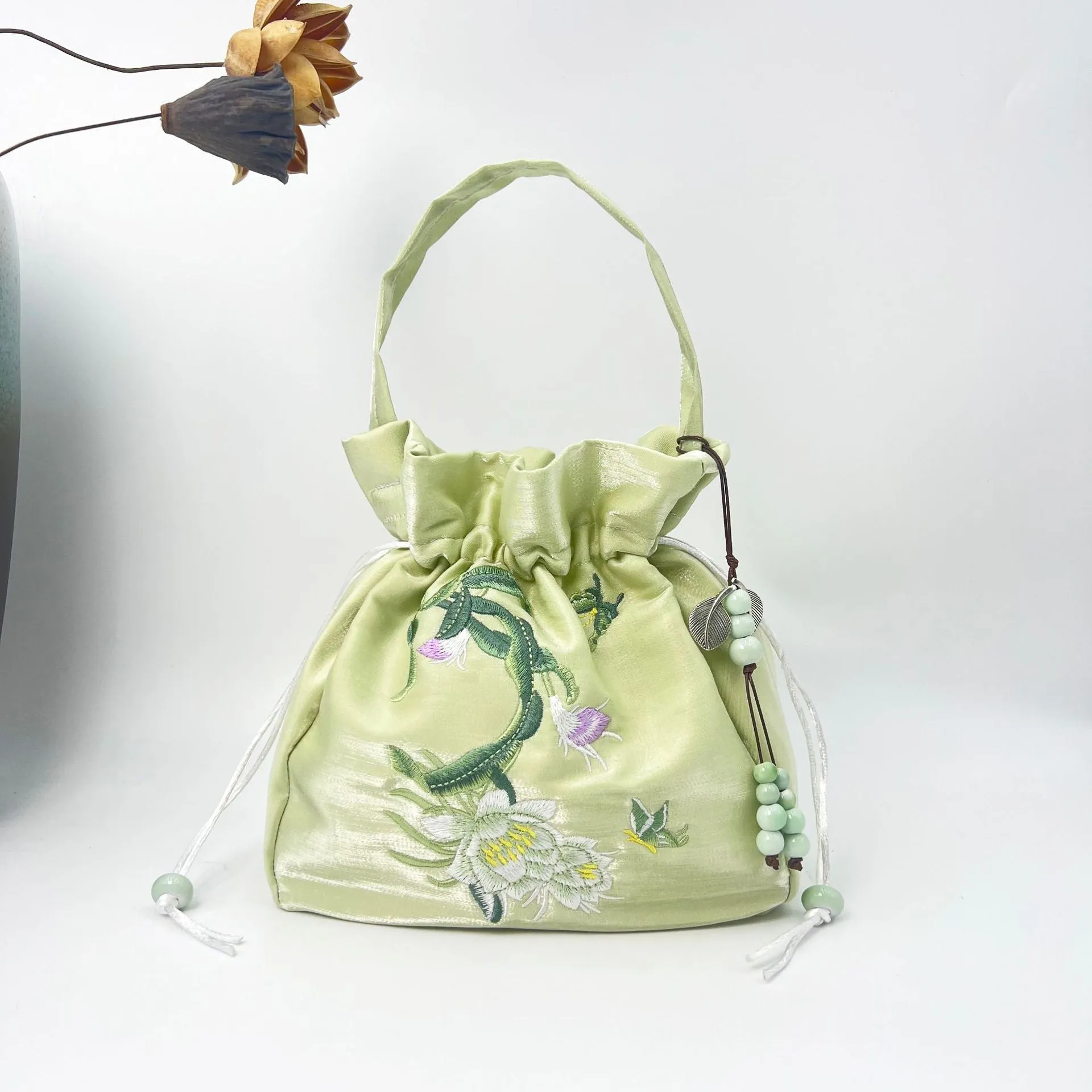 With Embroidered Han Chinese Clothing Antiquity Artistic Handbags