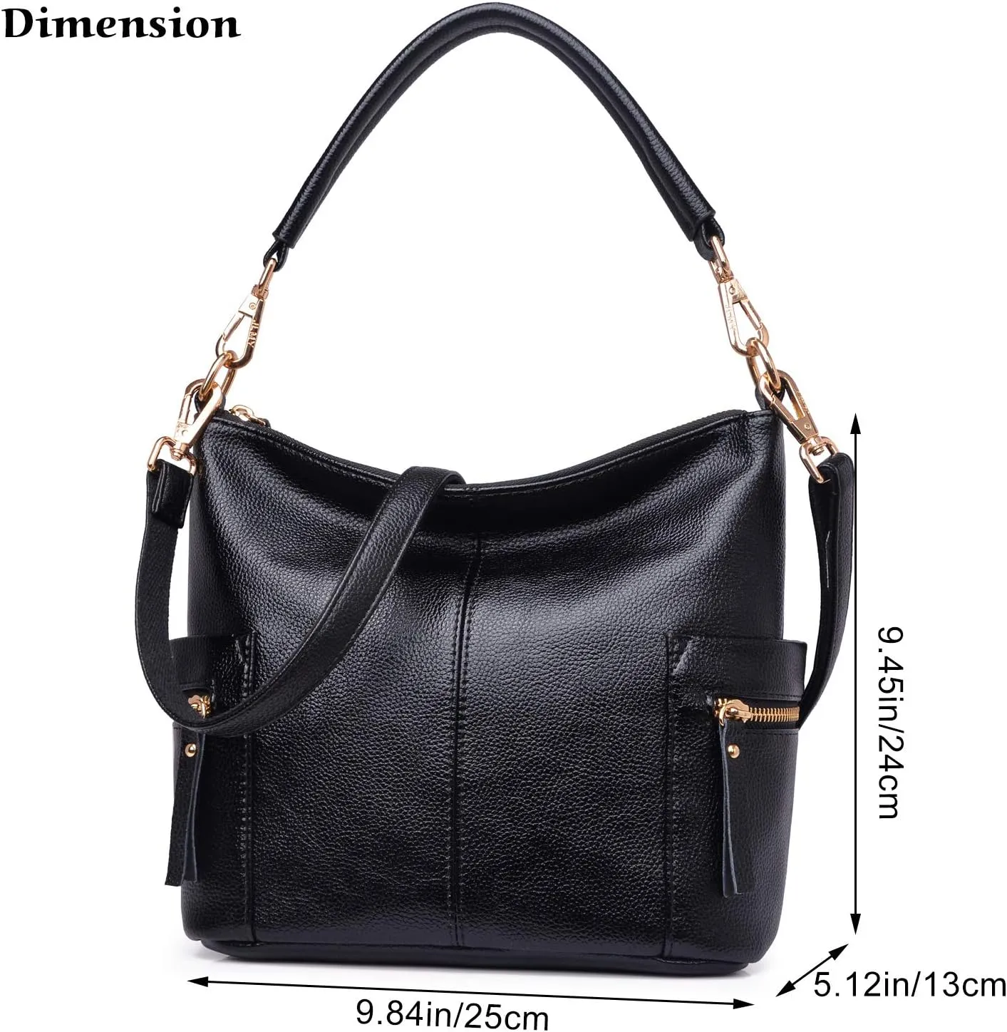 Women Clacssic Tote Bag Fashion Handbag And Purses Lychee PU leather Shoulder Bag Top Handle Satchel
