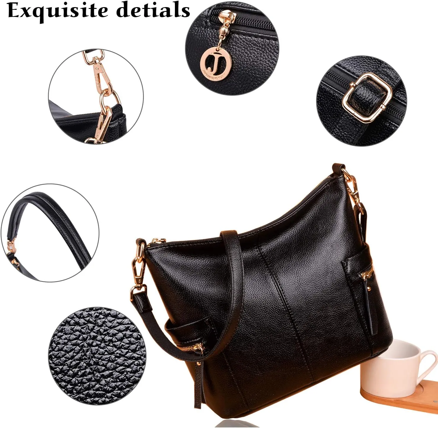 Women Clacssic Tote Bag Fashion Handbag And Purses Lychee PU leather Shoulder Bag Top Handle Satchel