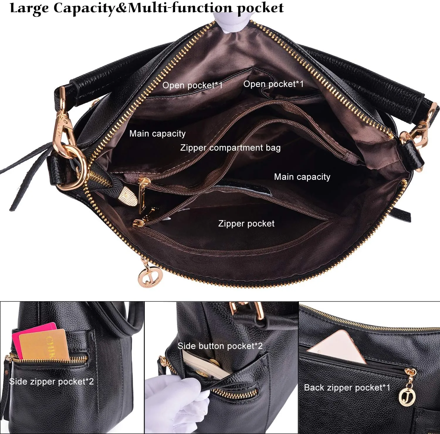 Women Clacssic Tote Bag Fashion Handbag And Purses Lychee PU leather Shoulder Bag Top Handle Satchel
