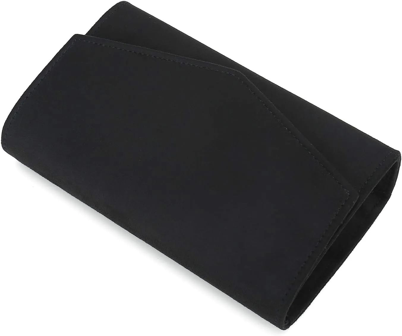 Women Evening Bag Dressy Clutch Handbag Faux Suede Purse for Wedding