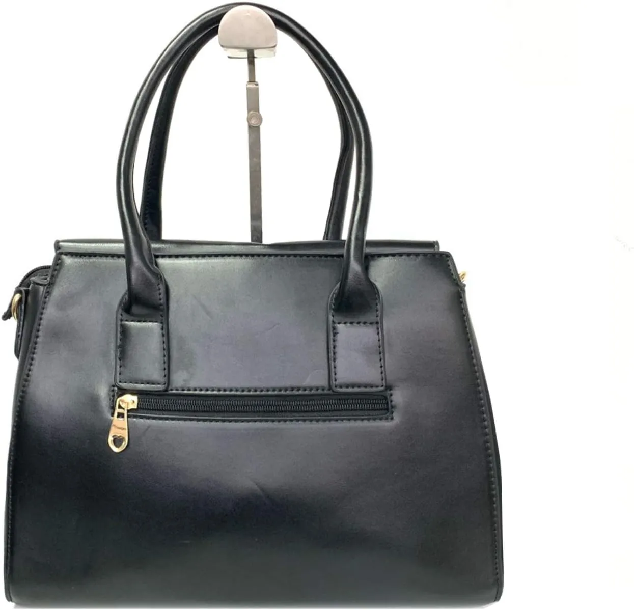 Women Handbag 2 Pcs Set Big Bow-Knot PU Leather Top Handle Bag Designer Tote Bag Clutch Wallet Set for Ladies