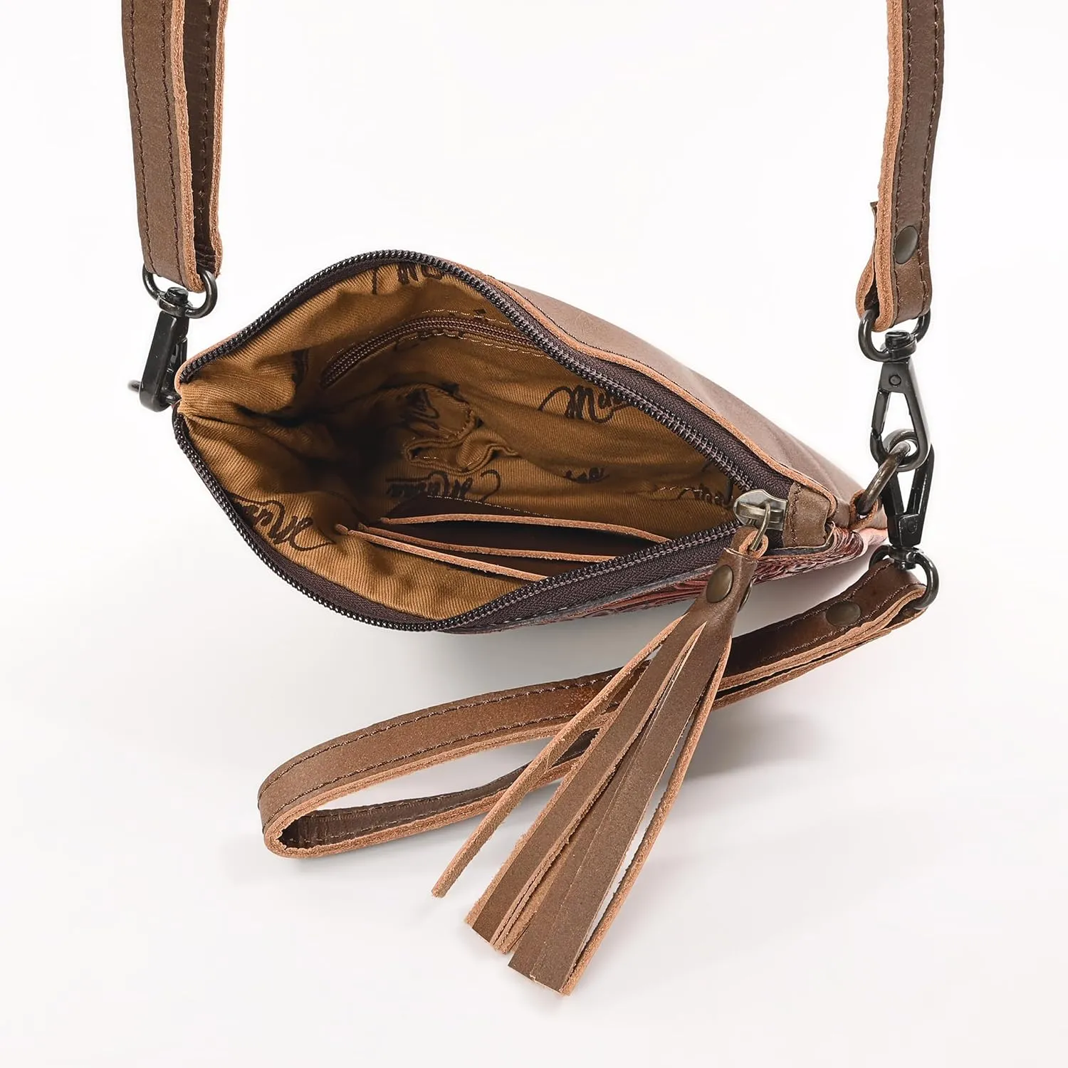 Women Natural Cowhide Leather Hand Bag With Adjustable Detachable Strap Leather Massenger Handbag Purse Sling Bag