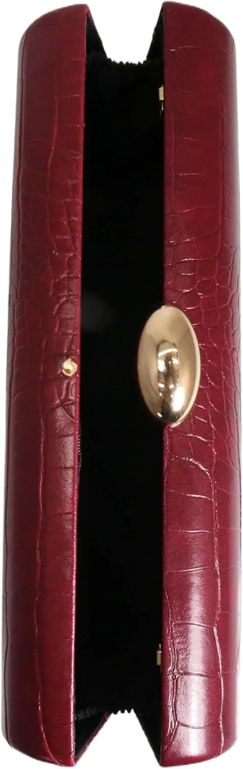 Women PU Leather Long Handbag Snake Skin Pattern Shoulder Clutch Bag Special Brown Casual Evening Purse Bag