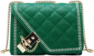 Women Small Quilted Crossbody Bags Stylish Designer Evening Bag Clutch Purses and Handbags,Chain Shoulder Strap bags