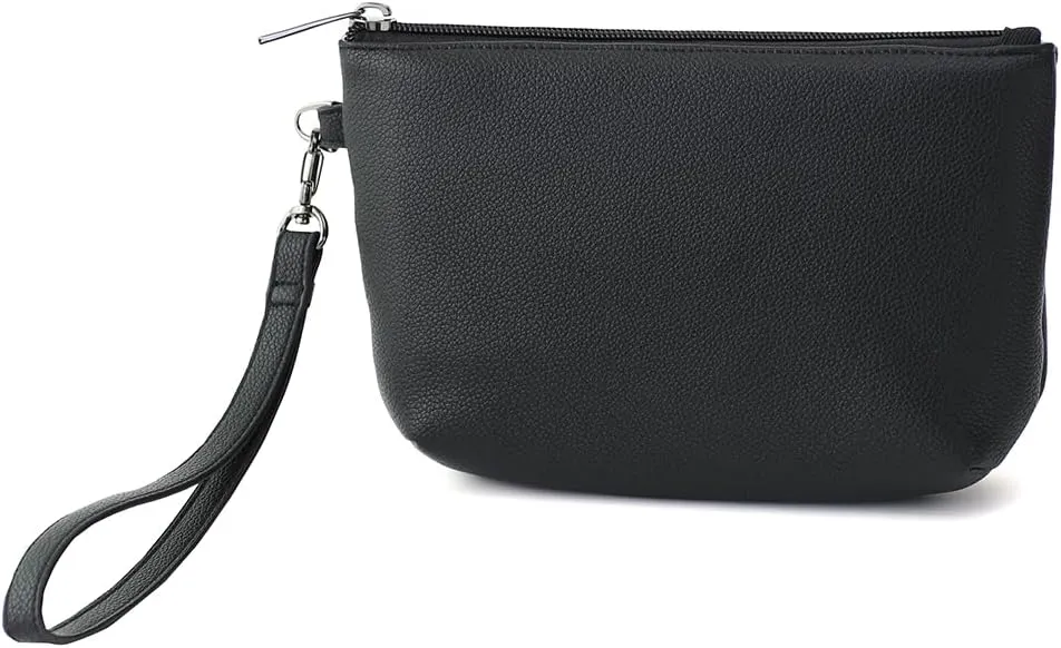 Women Zipper Wristlet Wallet with Coin Pocket