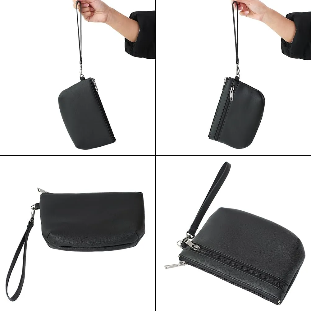 Women Zipper Wristlet Wallet with Coin Pocket