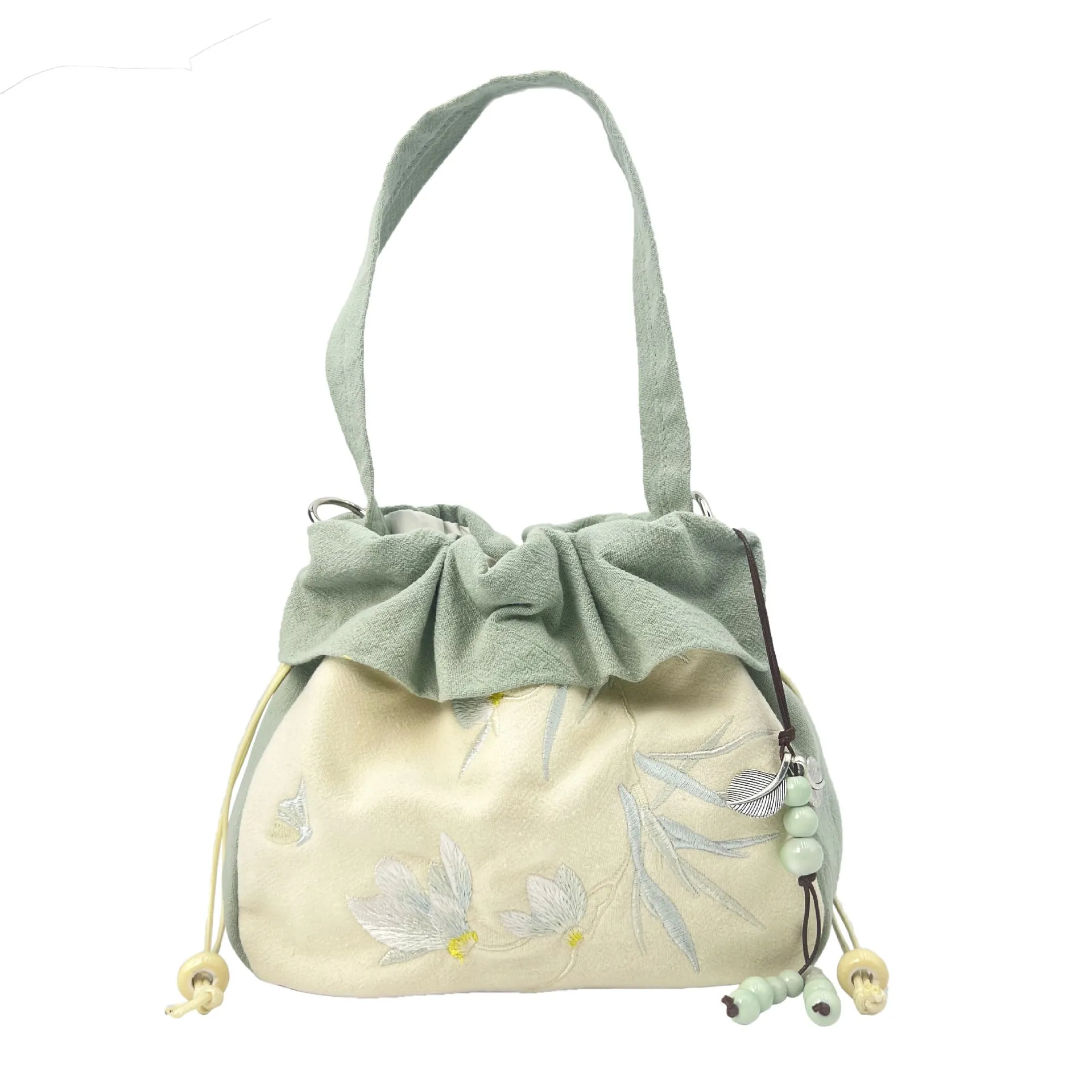 Women's Antique Tassel Embroidered Han Chinese Clothing Handbags