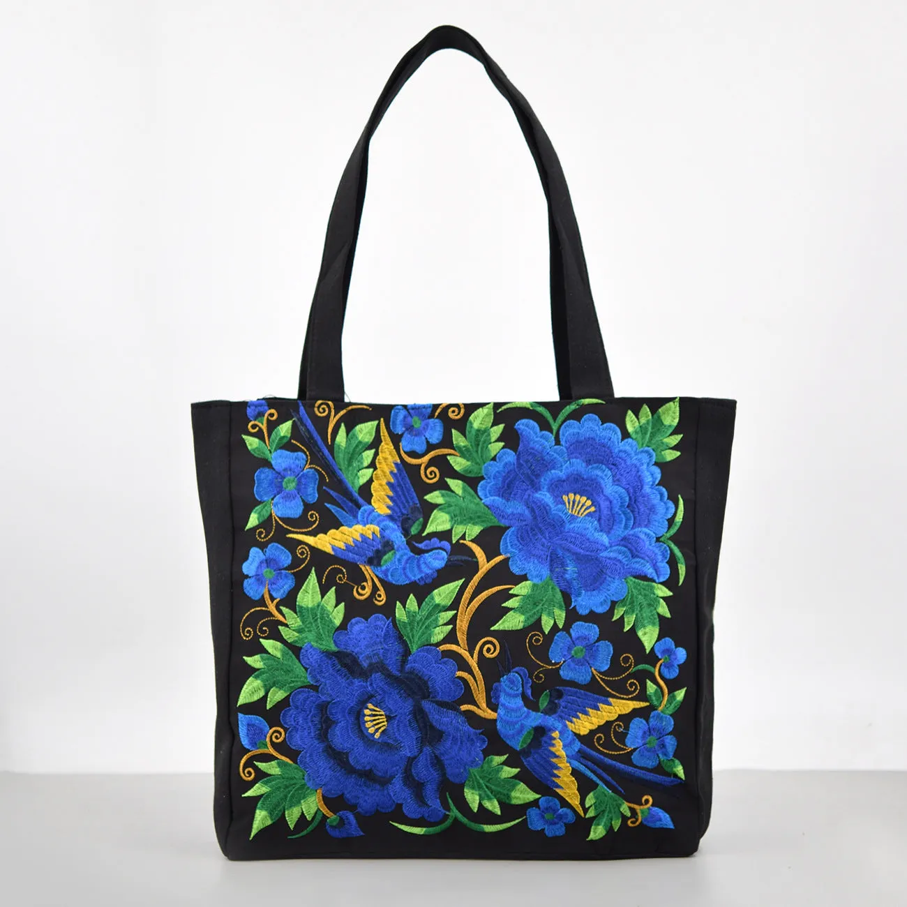 Women's Ethnic Style Embroidered Large Capacity Yunnan Canvas Bags