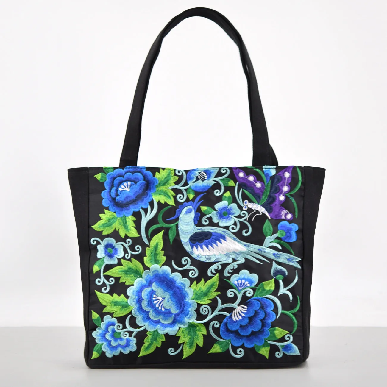 Women's Ethnic Style Embroidered Large Capacity Yunnan Canvas Bags