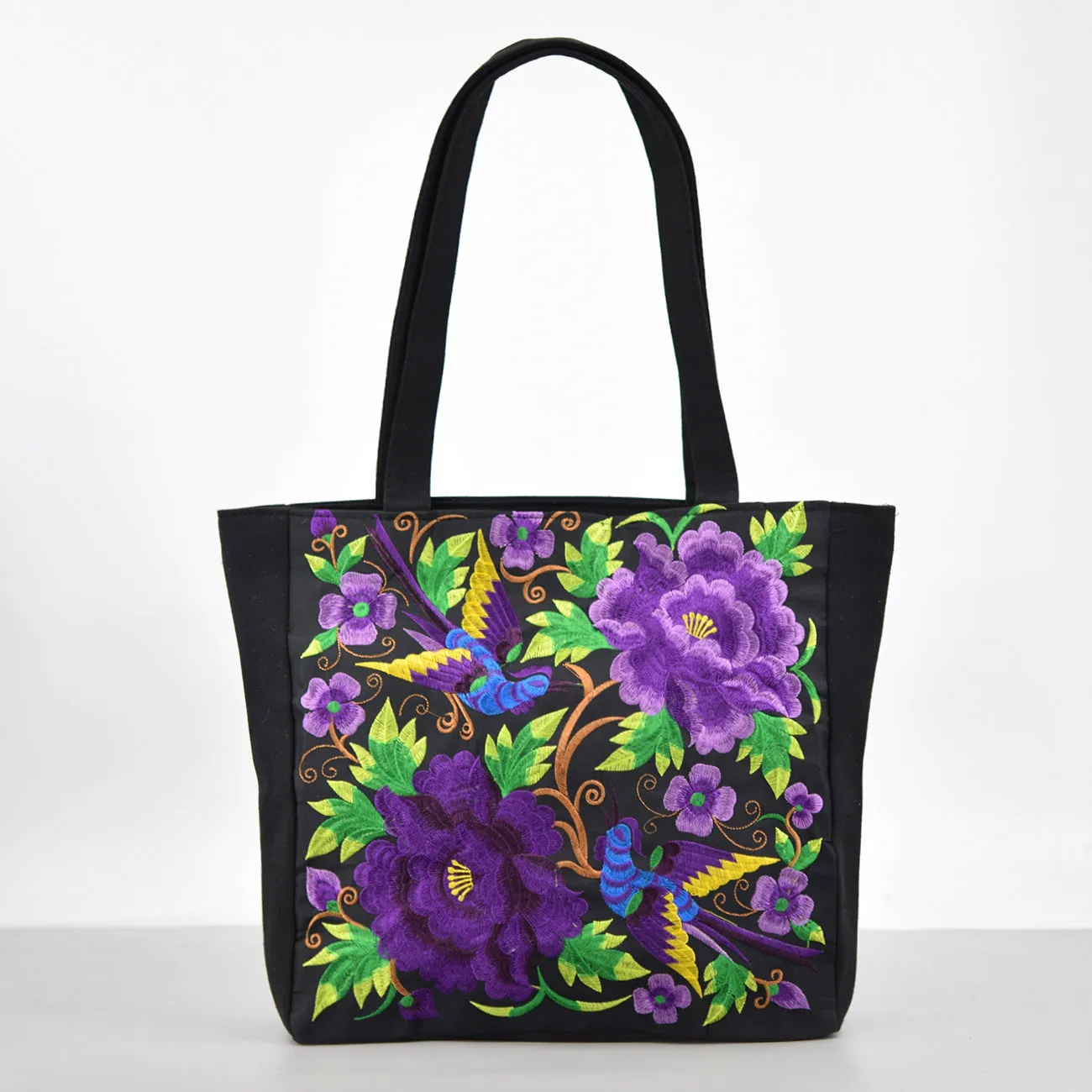 Women's Ethnic Style Embroidered Large Capacity Yunnan Canvas Bags