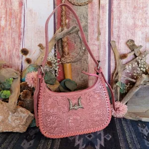Women's Hand Tooled  Leather Purse "Dannia" by Loyal West LW-SS25-041 SB