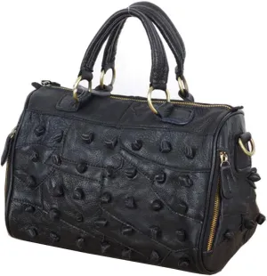 Women's Multicolor Handbag Genuine Leather Unique Color matching Design Crossbody Shoulder Bag Purses