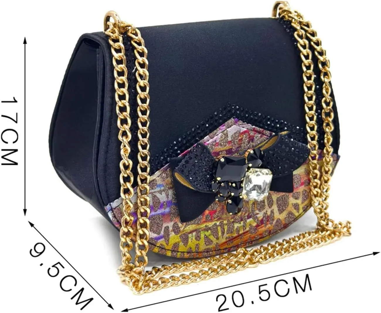 Women’s Nigerian Designer Inspired Wedding Shoes and Clutch Combo Rhinestone Decorated High Heels for Special