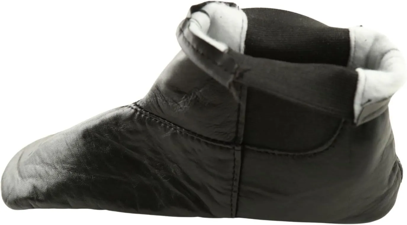 Womens Pull On Leather Khuffain Home Slippers Elastic Support Easy Wear Halal Sheep Skin Leather Socks Khuffs Hajj Umrah