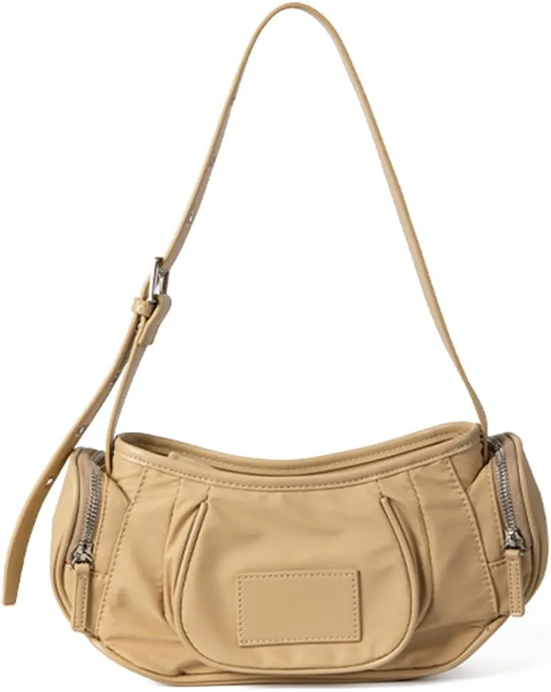 Women's Shoulder Bag Wallet Korean Niche Nylon Underarm Fashion Designer Crossbody Adjustable Strap Hobo Tote Bag