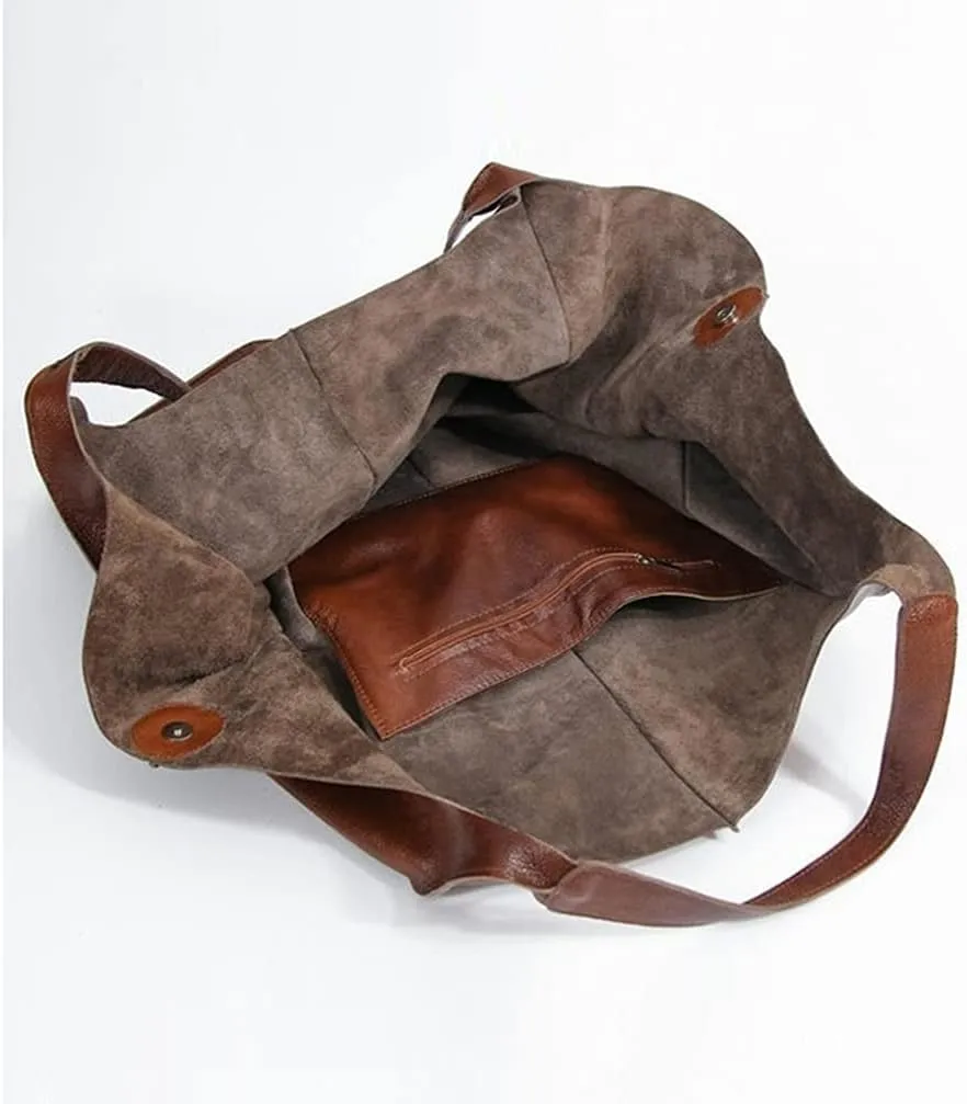 Womens Tote Bag, Pu Leather Bucket Handbag Purse And Handbags Medium Satchel Hobo Purse Designer Work Shoulder Bags