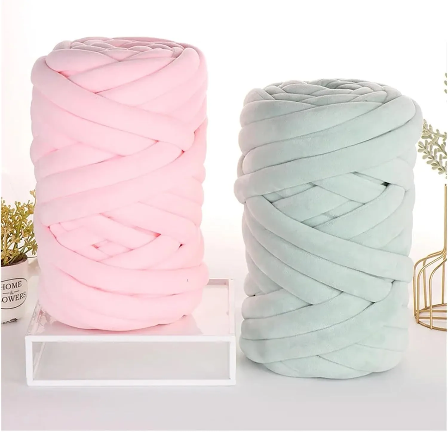 Wool 250g/roll Crystal Velvet Filling Yarn Coarse Handmade Wool Blanket Yarn Make Handbags Pillows Blankets Pillow Cat(1), LCBLRO02