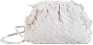 Woven Dumpling Bag For Women Clutch Purses Cloud Bag Messenger