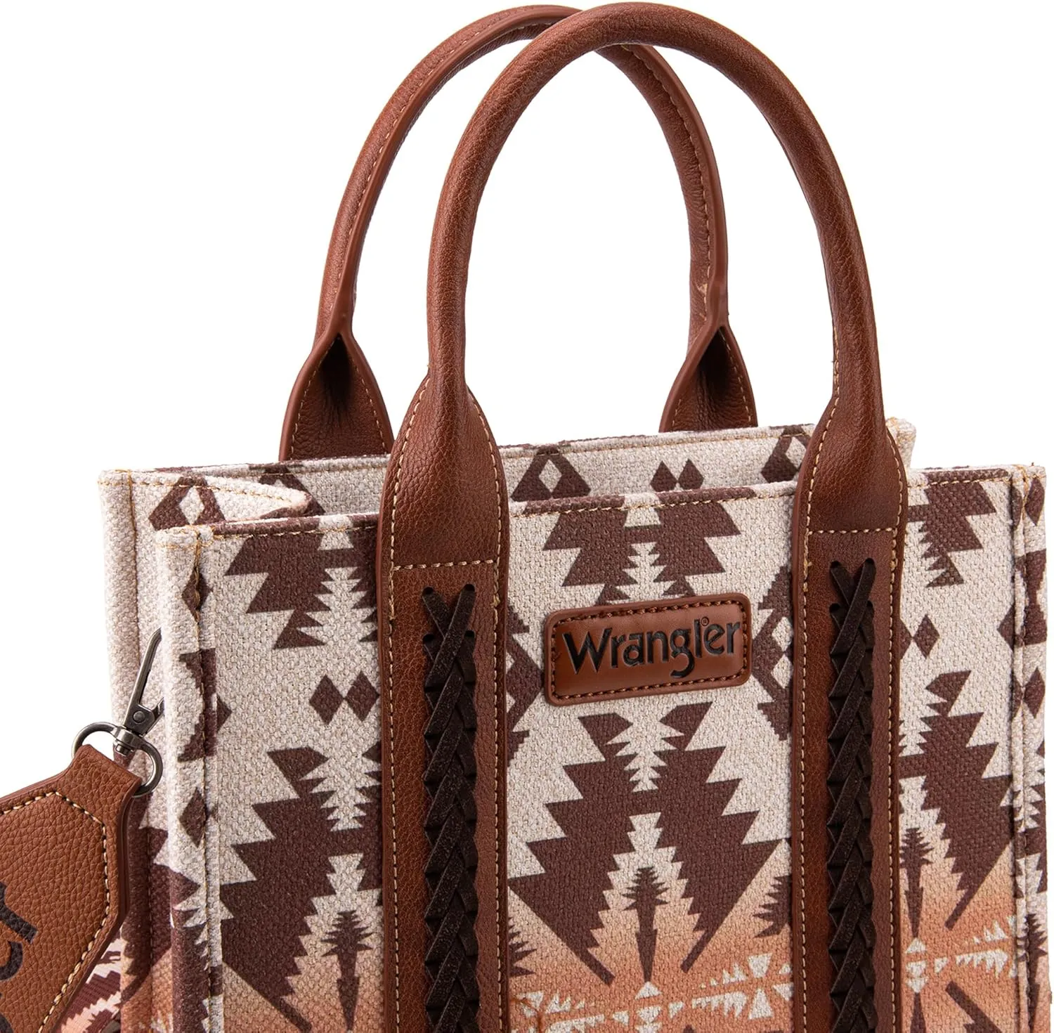 Wrangler Aztec Tote Bag for Women Boho Shoulder Purses and Handbags