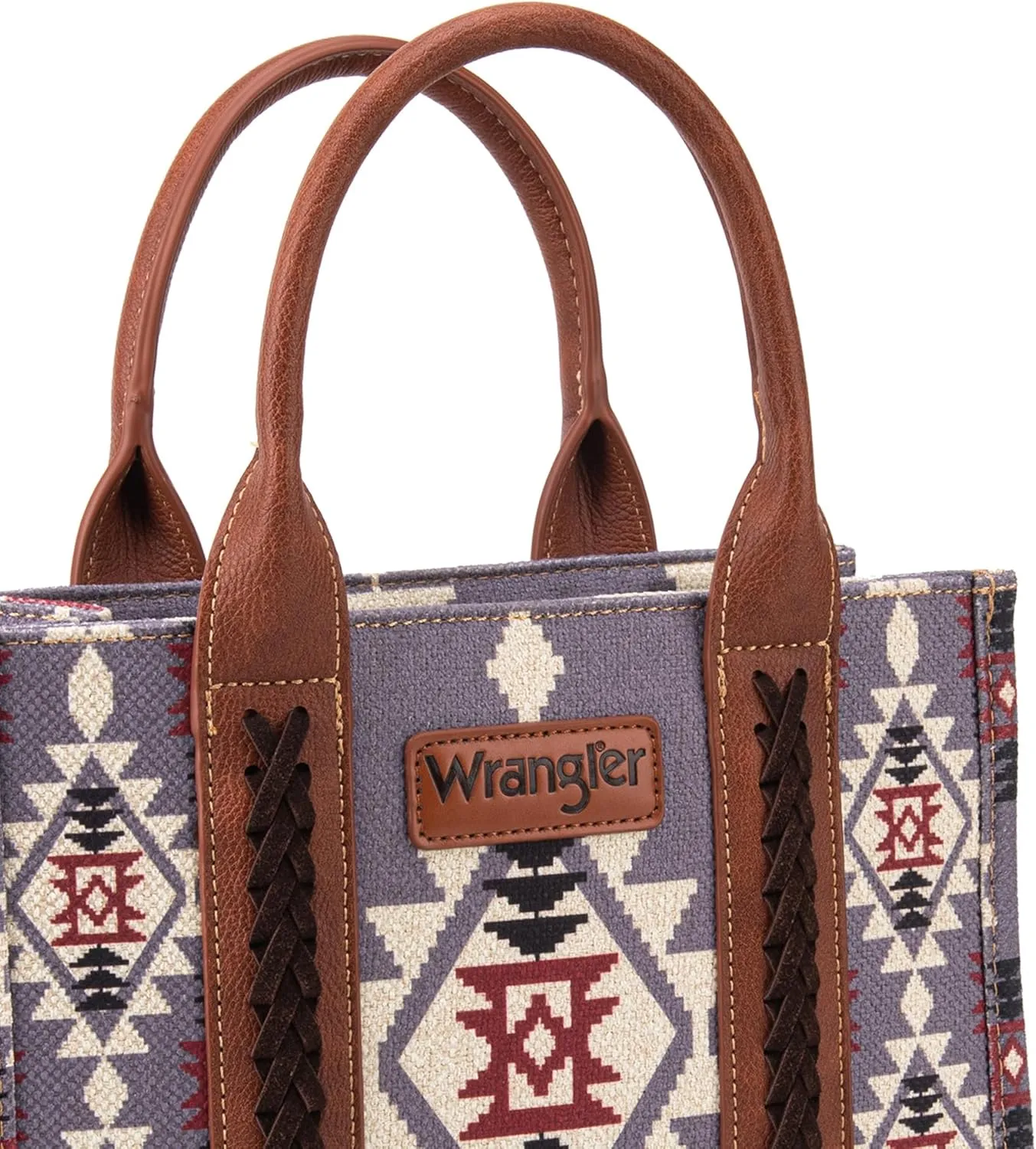 Wrangler Aztec Tote Bag for Women Boho Shoulder Purses and Handbags